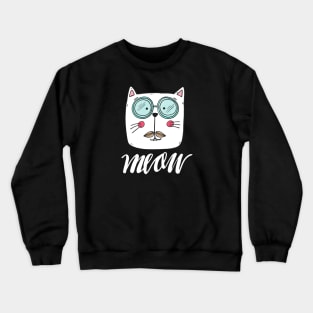 Cute cat Crewneck Sweatshirt